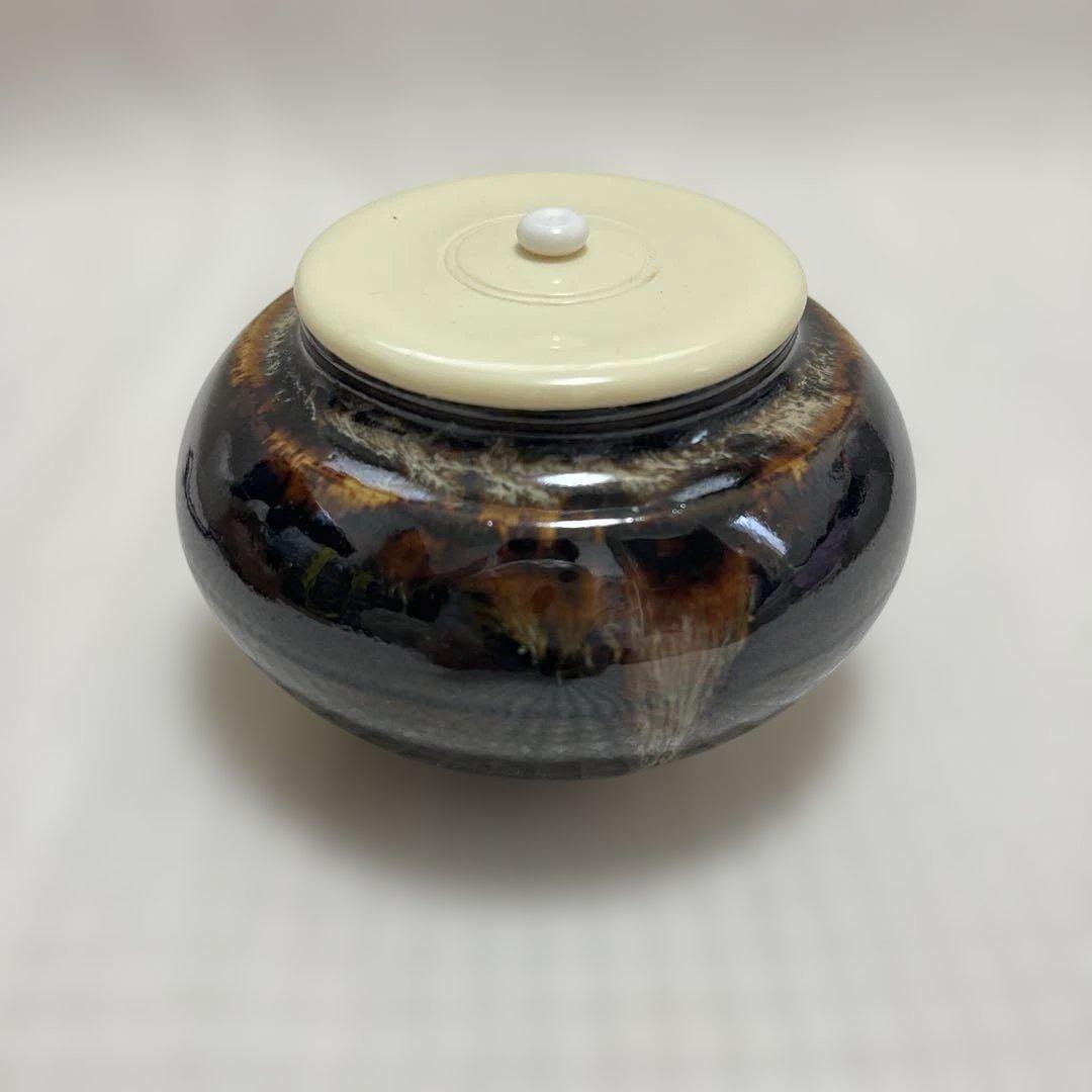 茶道具　桶谷定一　茶入れ