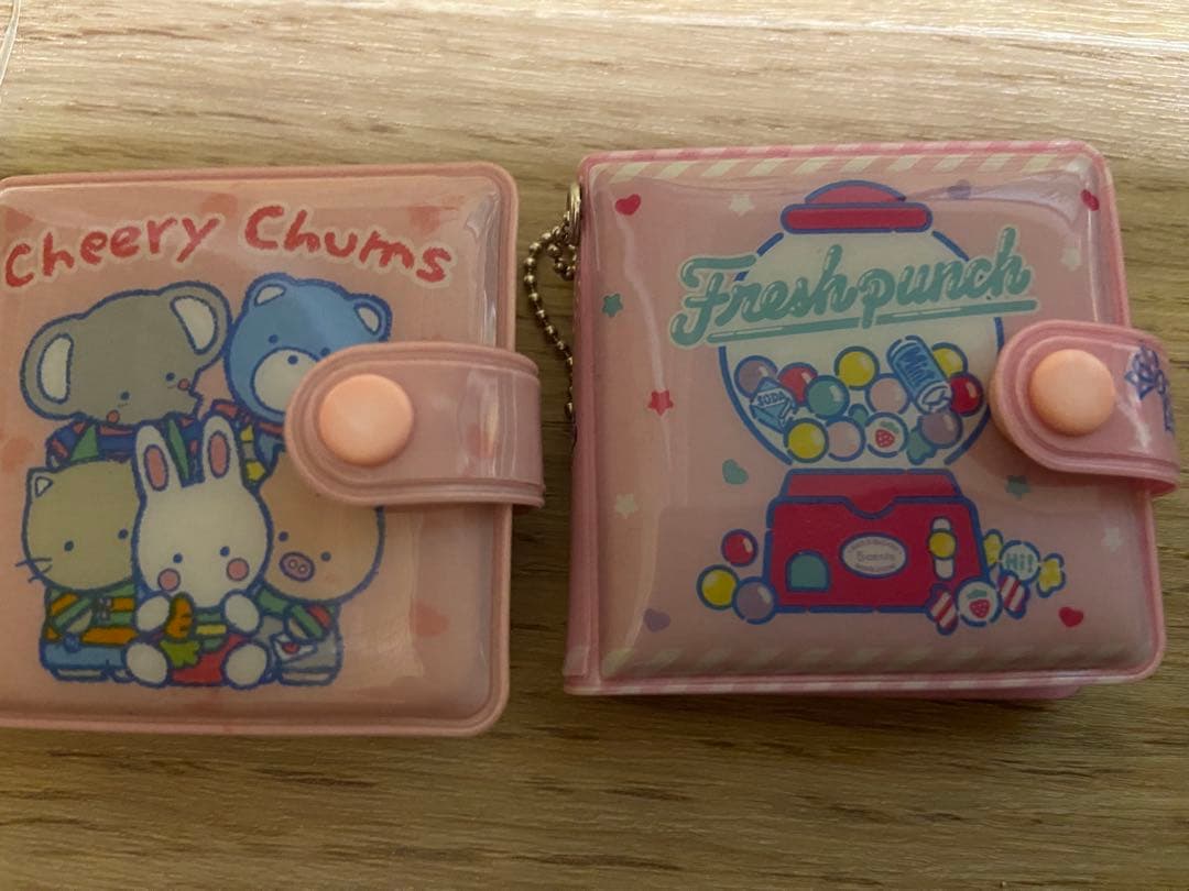 チェリーチャムス　フレッシュパンチ　ミニミラーマスコット　サンリオ　２個セット