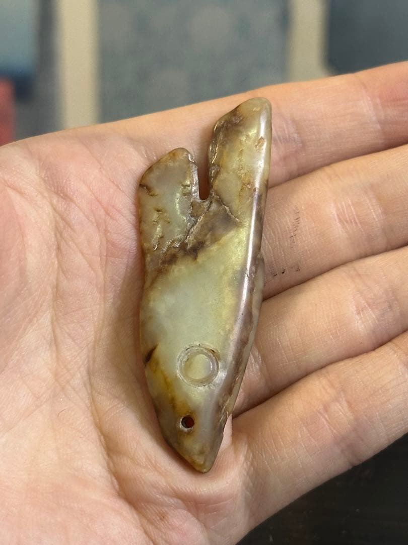 漢砡掛件 漢時代 中國古美術 重 9g