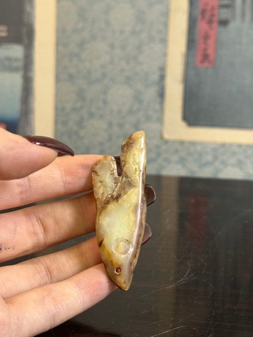 漢砡掛件 漢時代 中國古美術 重 9g