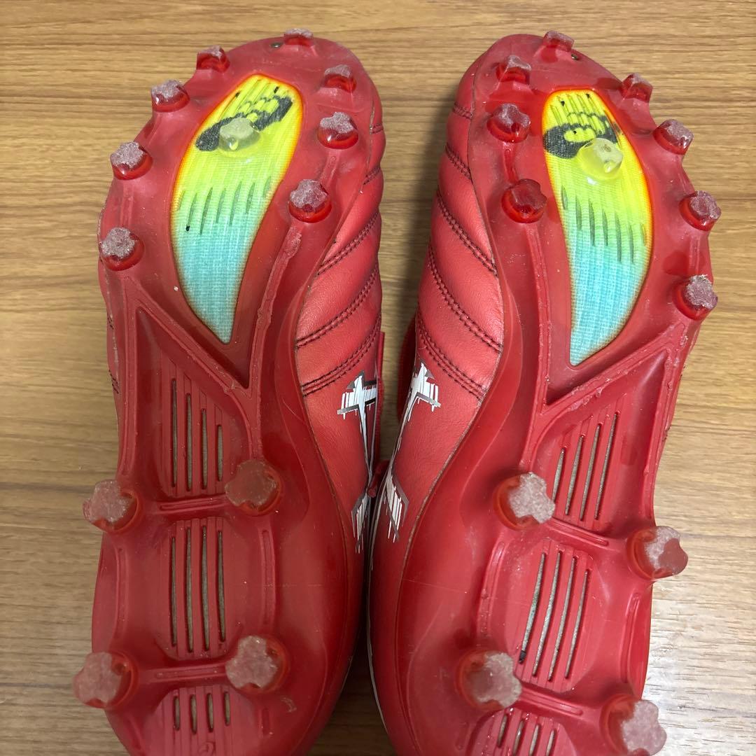 asics サッカーシューズ スパイク レッド