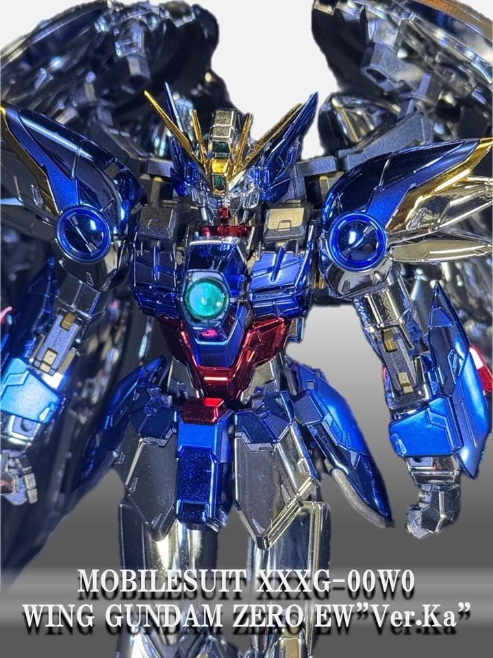 MG 1/100 ウィングガンダムゼロ EW Ver.Ka メッキ加工仕様