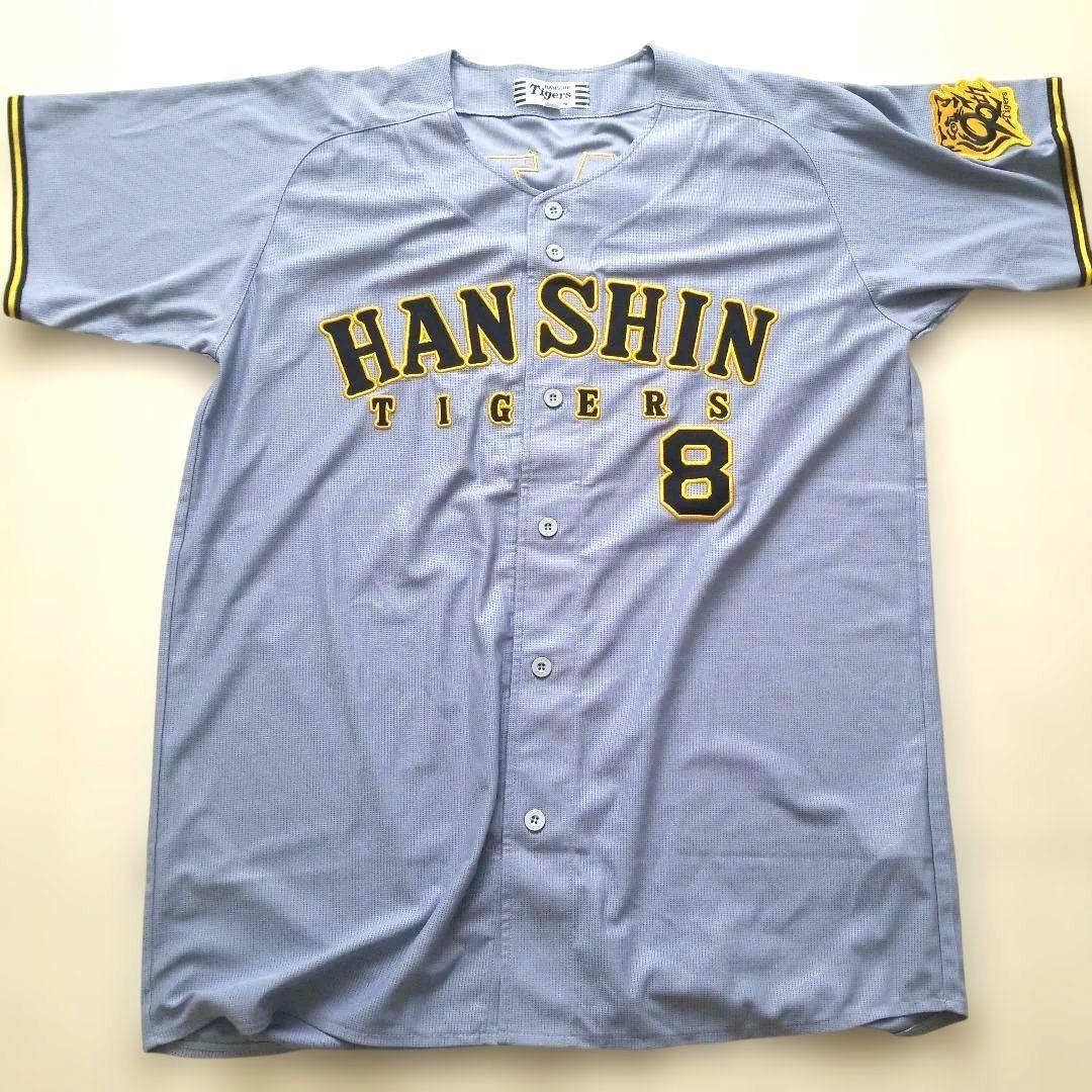阪神タイガース　ビジター　ユニフォーム　佐藤輝明　XOサイズ