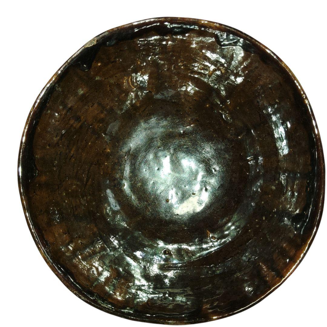 大樋焼　江戸時代　中興の祖五代目「大樋勘兵衛」黒茶碗 二重箱　希少品　茶道