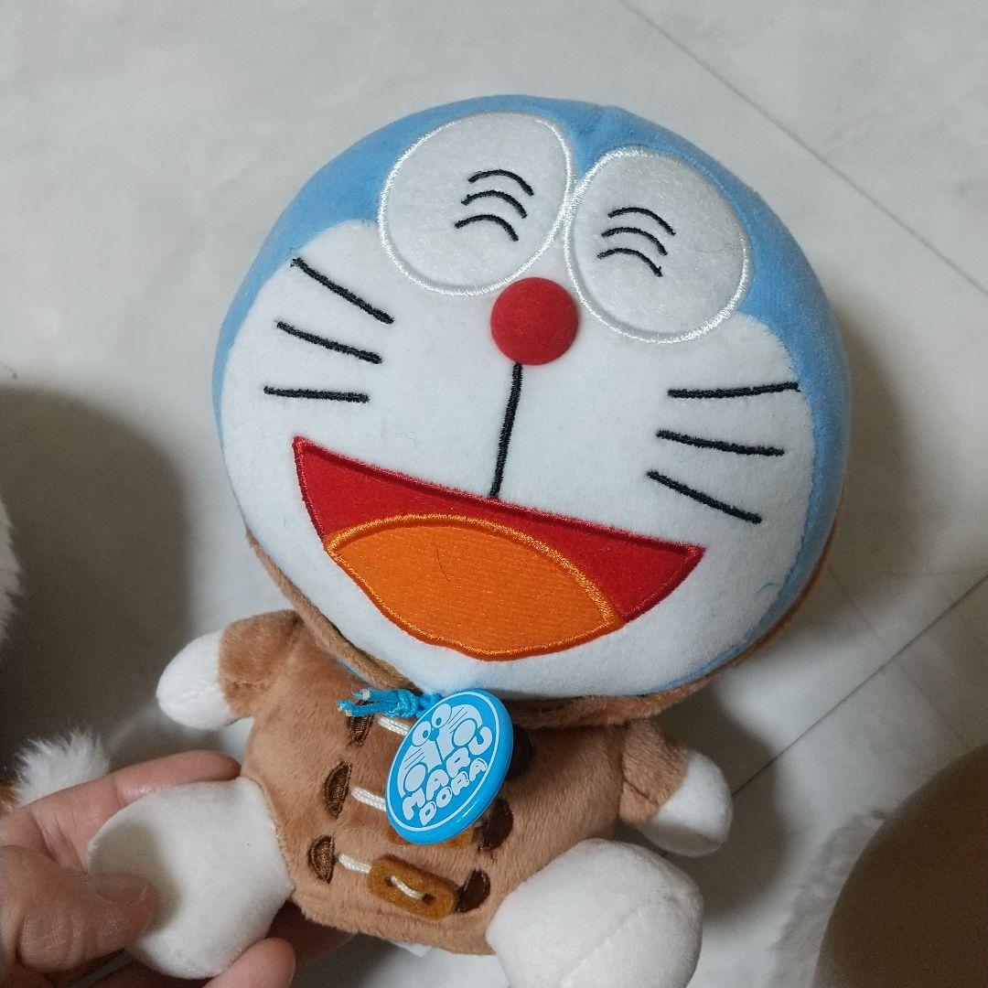 ドラえもん ファー付きコートぬいぐるみ レトロ