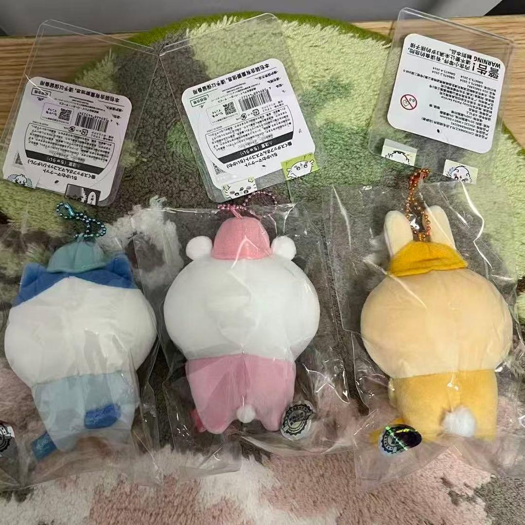 ちいかわ 働くスタッフさんマスコット ちいかわ ハチワレ うさぎ3点セット