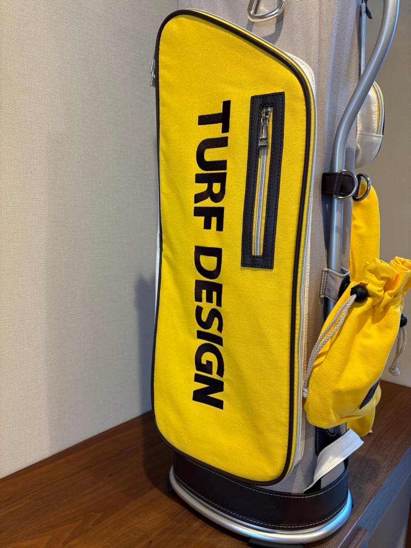 【HIRO3848 】TURF DESIGN 帆布キャディバッグ