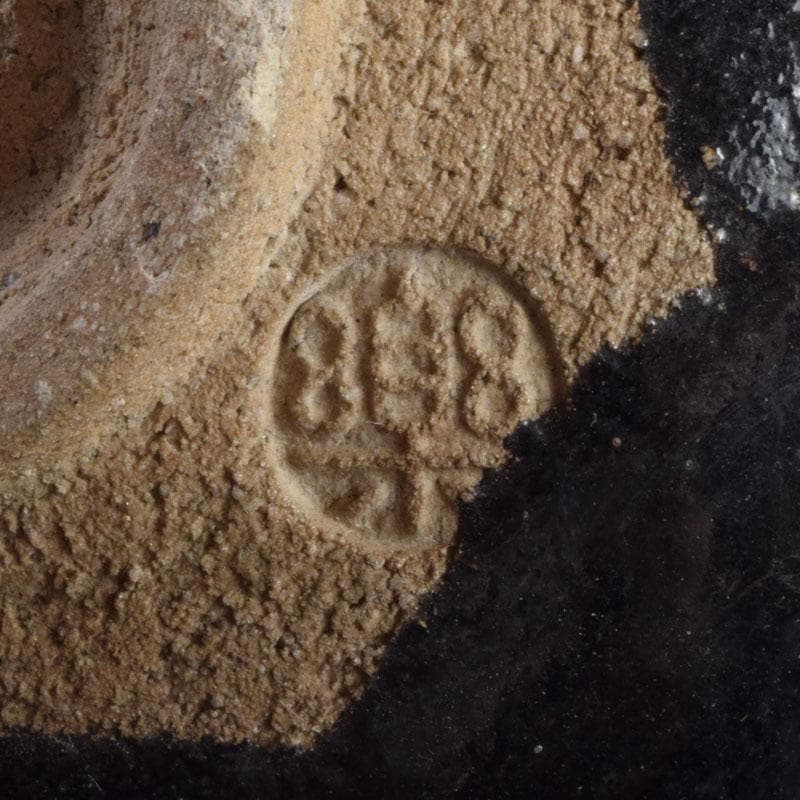 茶道具　楽吉左衛門　黒楽茶碗　V　8866