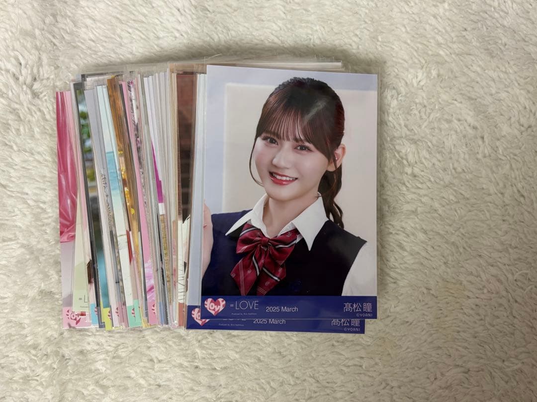 ＝LOVE イコラブ 髙松瞳 生写真 まとめ売り 23コンプ＋バラ23枚