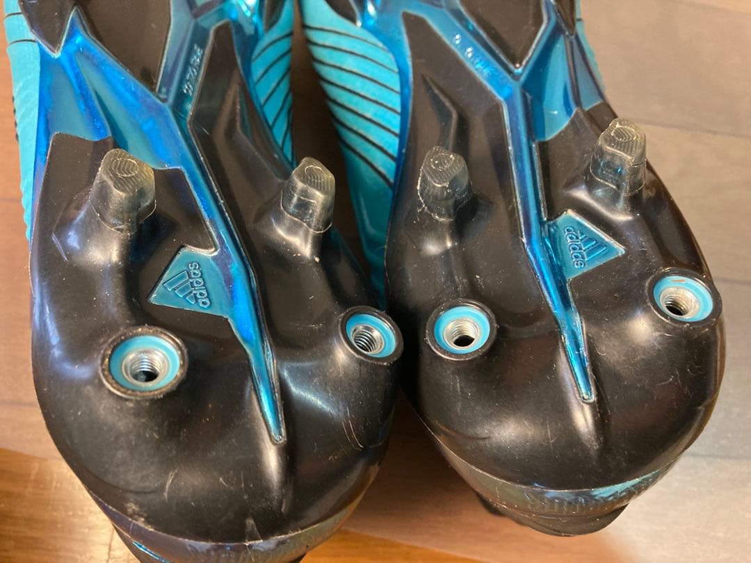 アディダス プレデター19+ sg 27.5cm ブルー サッカースパイク 緑