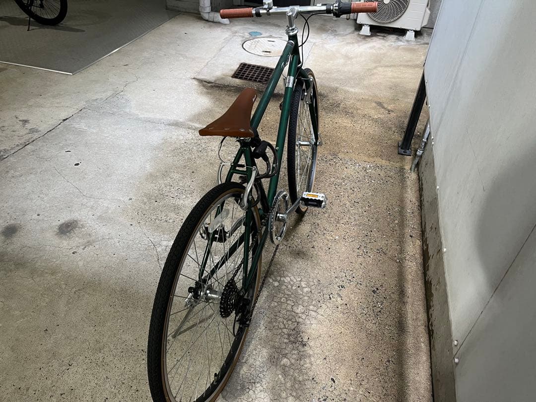 26インチ シマノ製6段変速 クロスバイク（グリーン） 関東付近での直接取引限定