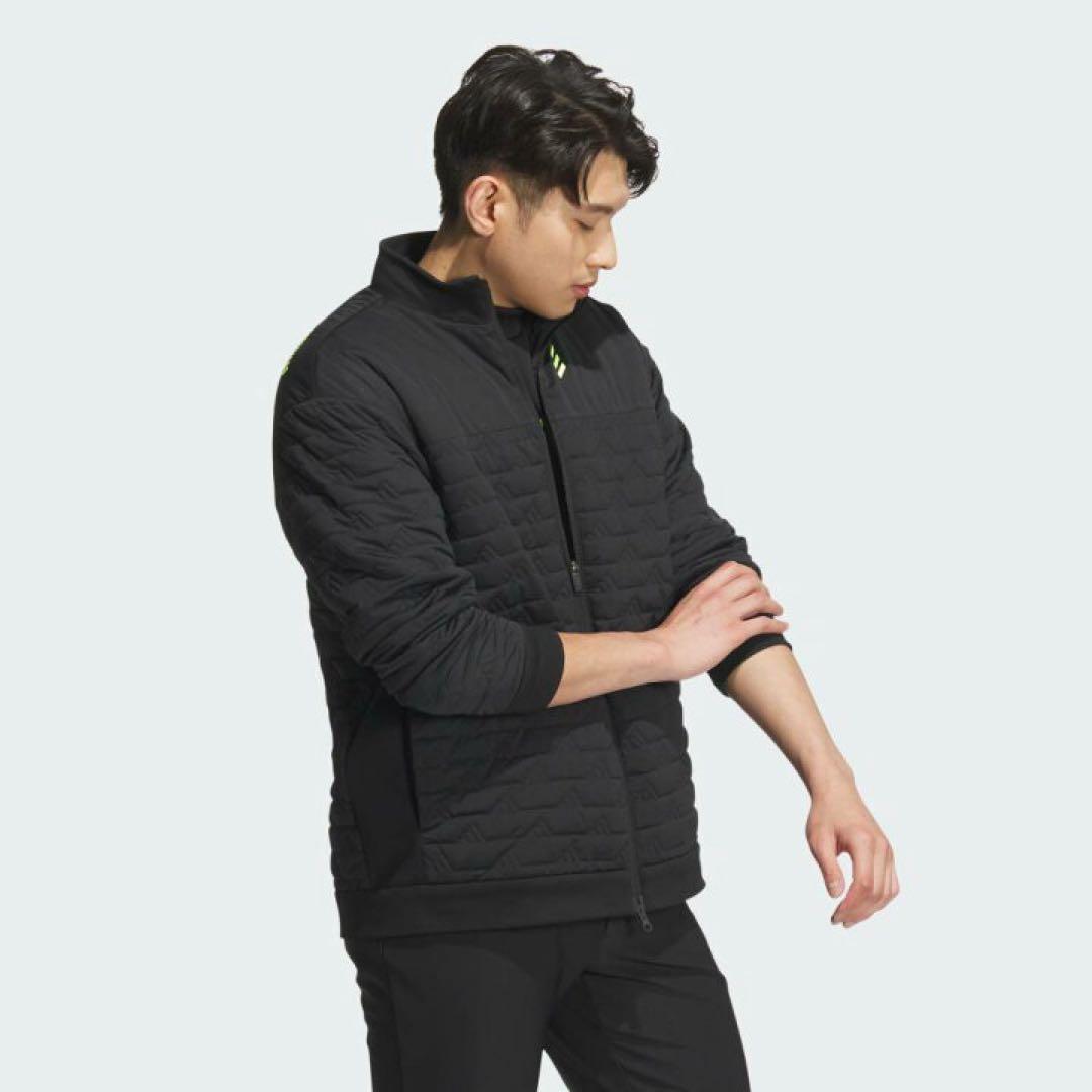 アディダスゴルフ　中綿　キルトジャケット　Ｍ