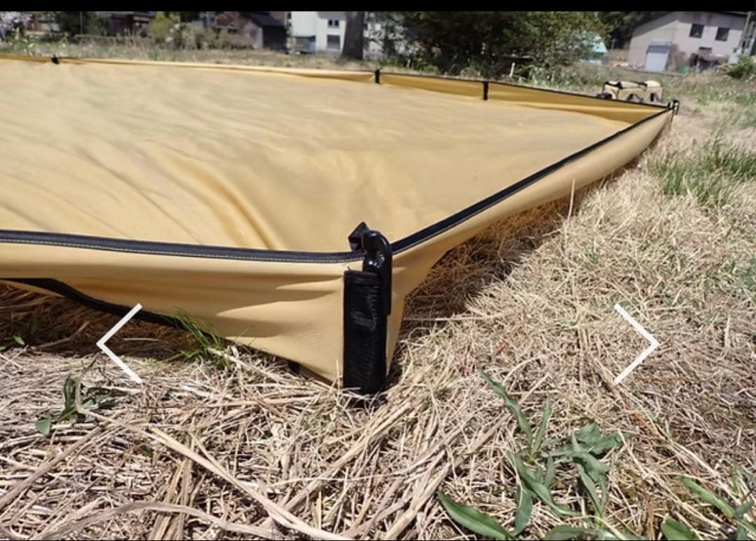 きたじょう工房　モーニンググローリー　グランドシート（全面バスタブ型）