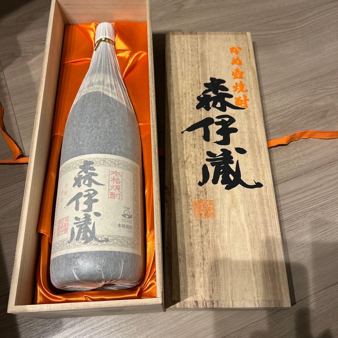 森伊蔵 焼酎 木箱入り　1800ml