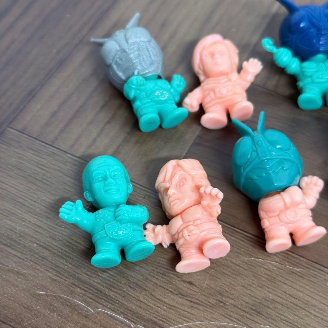 【当時物】仮面ライダー倶楽部 SDライダー消しゴム 昭和レトロ まとめ 面取れ