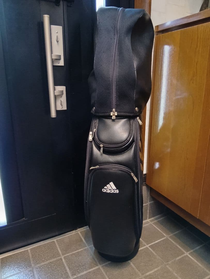 adidas 黒 キャディバッグ
