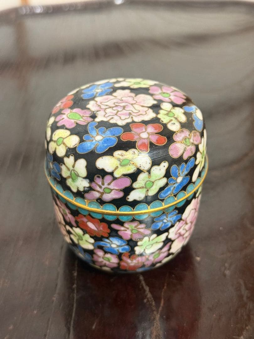 茶道 棗 茶入れ 七宝焼 茶道具 工藝 表千家 裏千家 武者小路