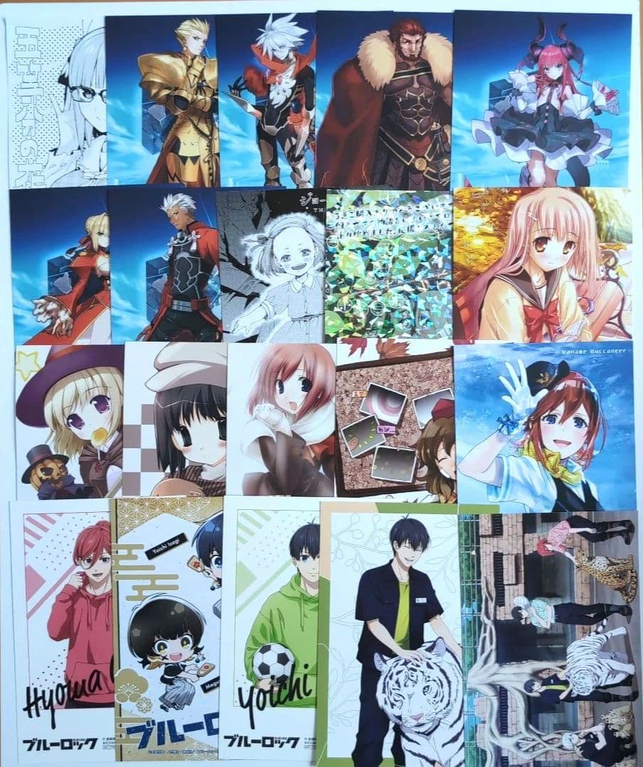アニメ　マンガ　キャラ物　紙類　カード　まとめ売り　約400点
