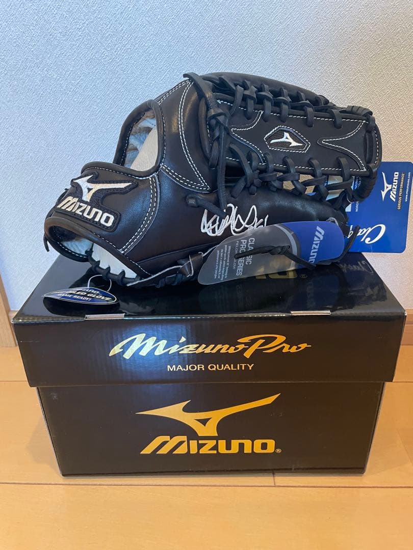 【美品】Mizuno クラシックプロ　グローブ イチローサイン入りレプリカ非売品
