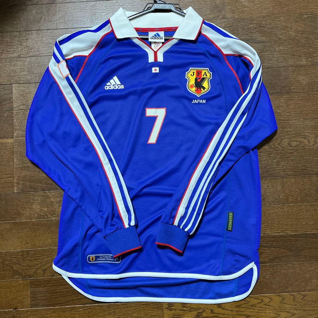中田英寿　日本代表　ユニフォーム　選手支給　オーセンティック