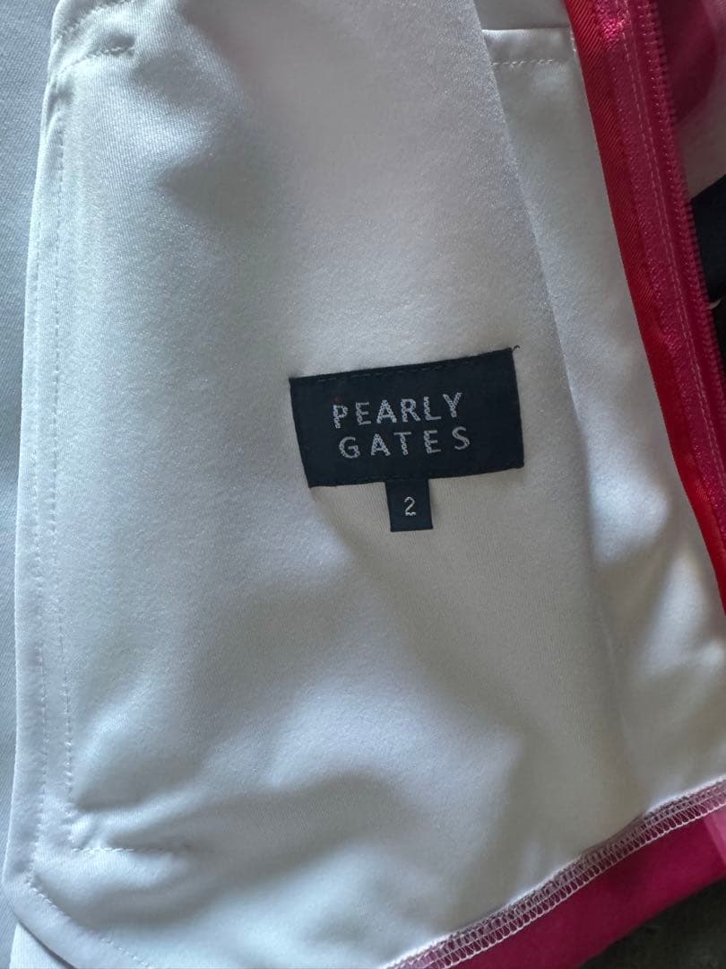 PEARLY GATES ピンク チェック柄 ジャケット サイズ2