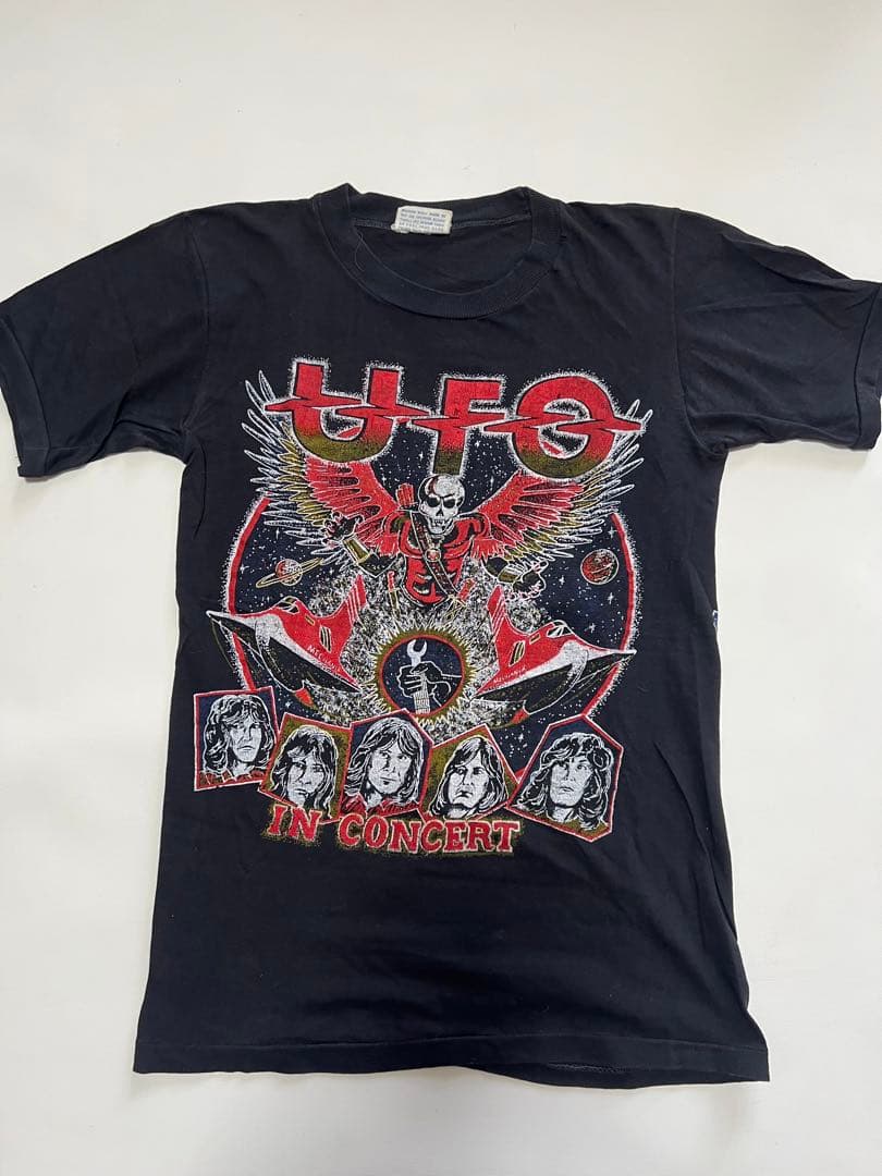 80s ビンテージ　パキスタン　UFO Tシャツ イギリス　ハードロック