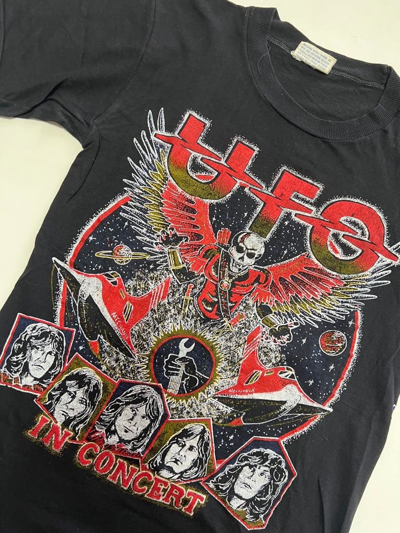 80s ビンテージ　パキスタン　UFO Tシャツ イギリス　ハードロック