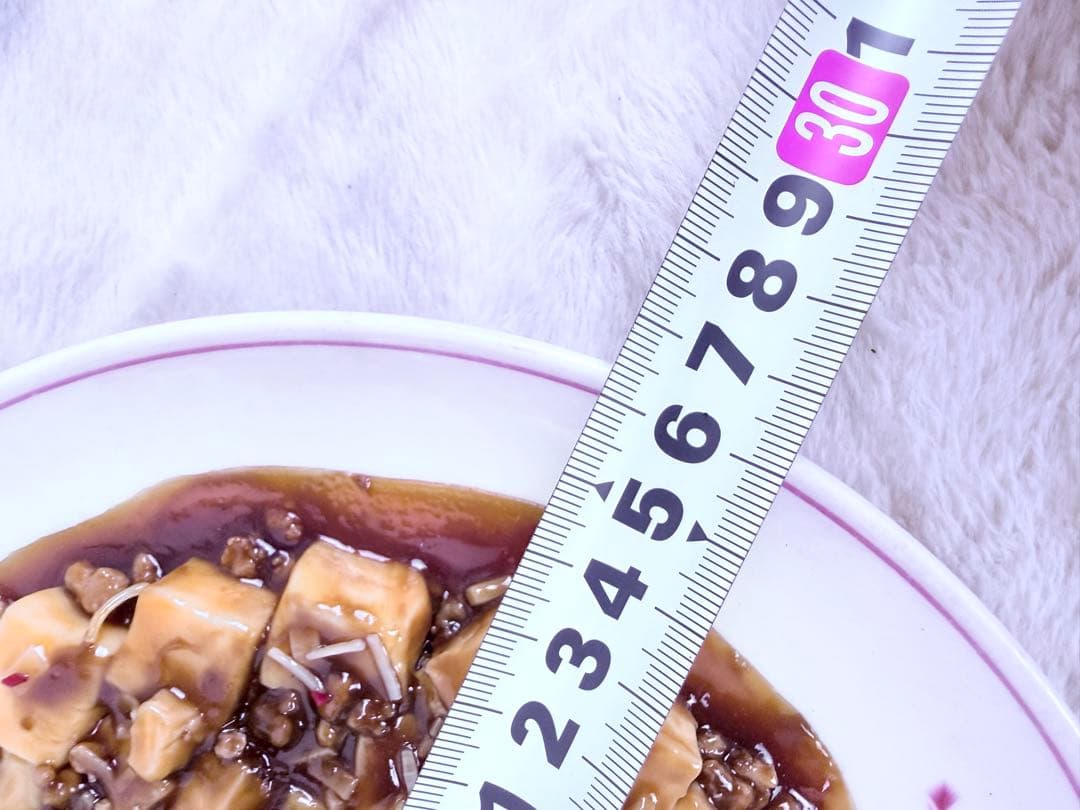 ☆食品サンプル 麻婆豆腐 直径約26.5cm リアル再現 中華料理ディスプレイ用