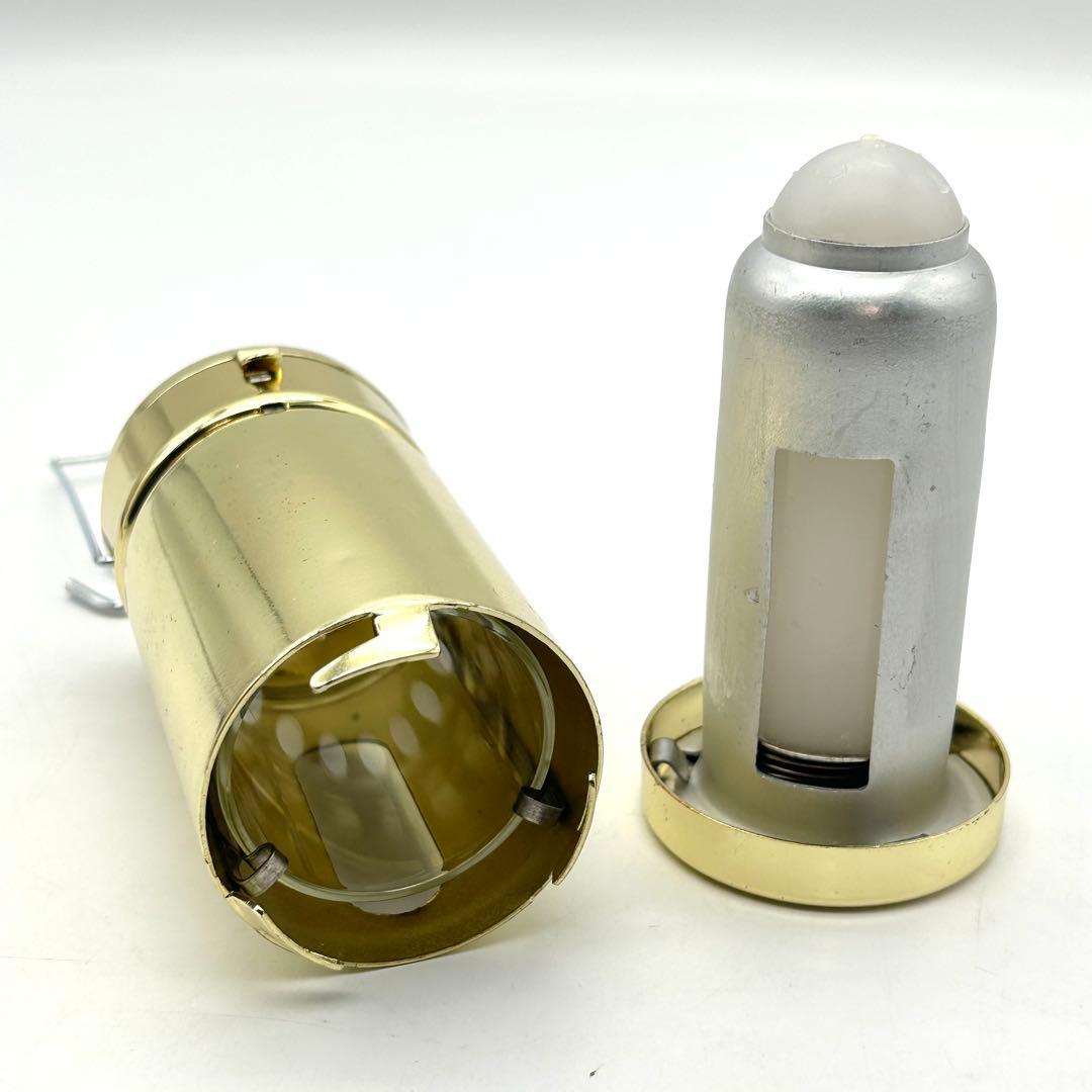 未使用品 デラックス コンパクト ランタン 真鍮 キャンパー キャンドルホルダー