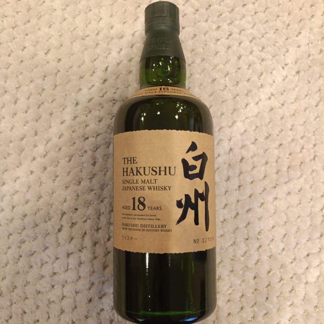 白州18年 シングルモルトウイスキー※ 未開封品