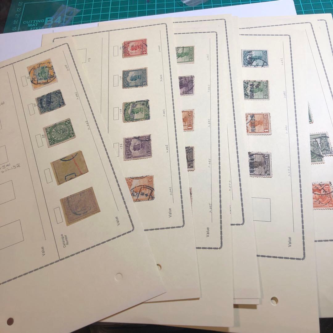 130 中国切手大量