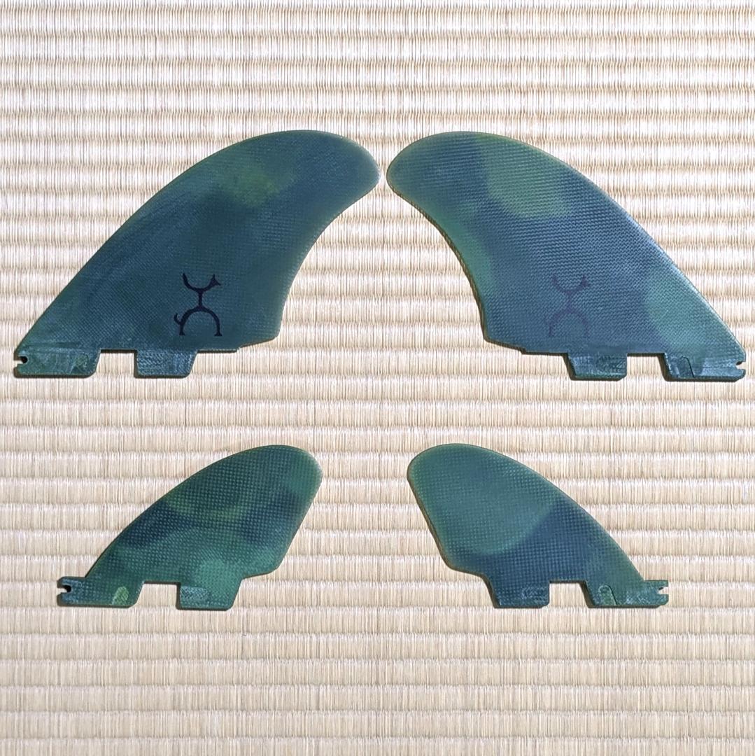 FCSII Rob Machado クアッドフィン　カモグリーン 美品