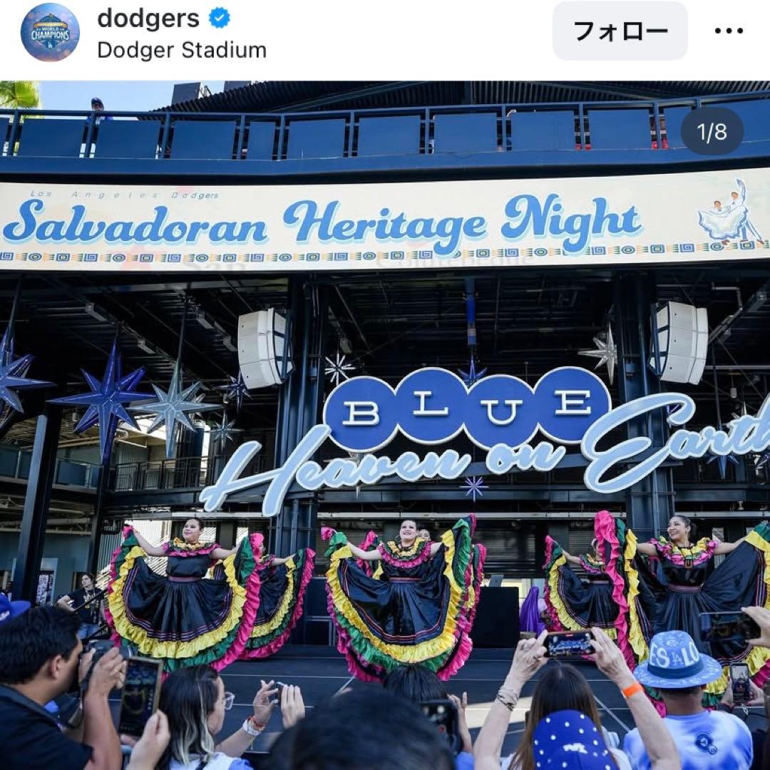 貴重！ ドジャース 限定ユニフォーム エルサルバドルナイト