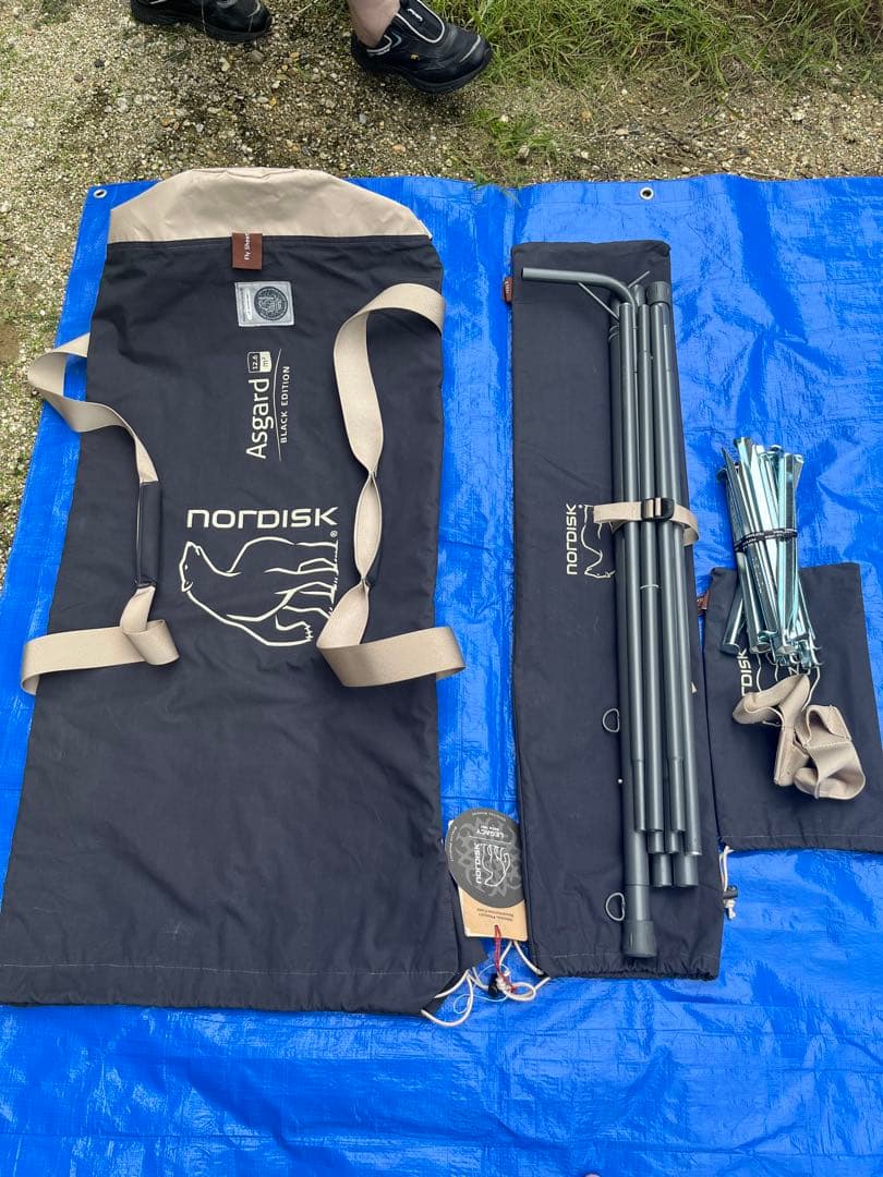 中古美品 ノルディスク アスガルド12.6 ブラックエディション Asgard