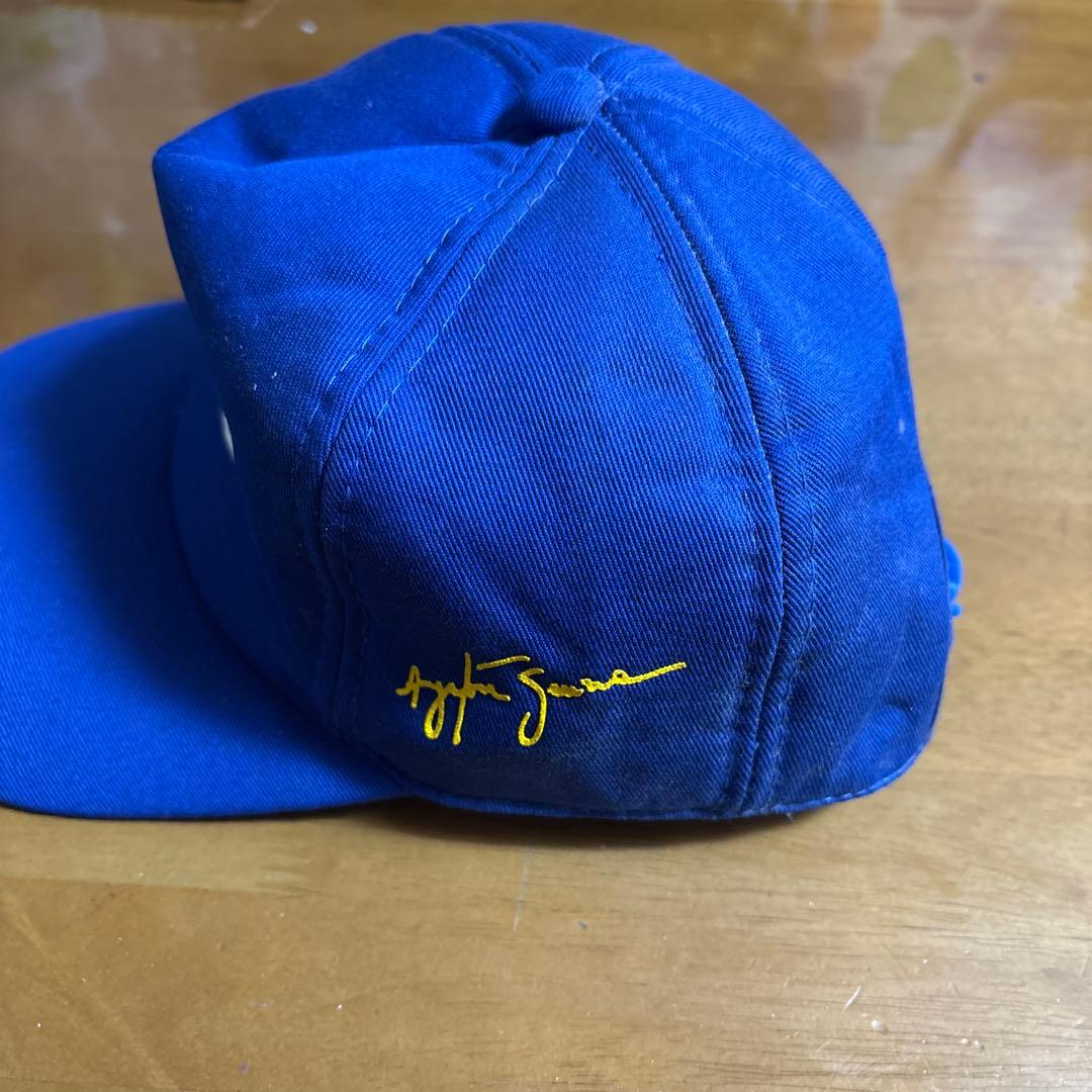 アイルトンセナ 帽子 ナシオナル キャップ ブルー