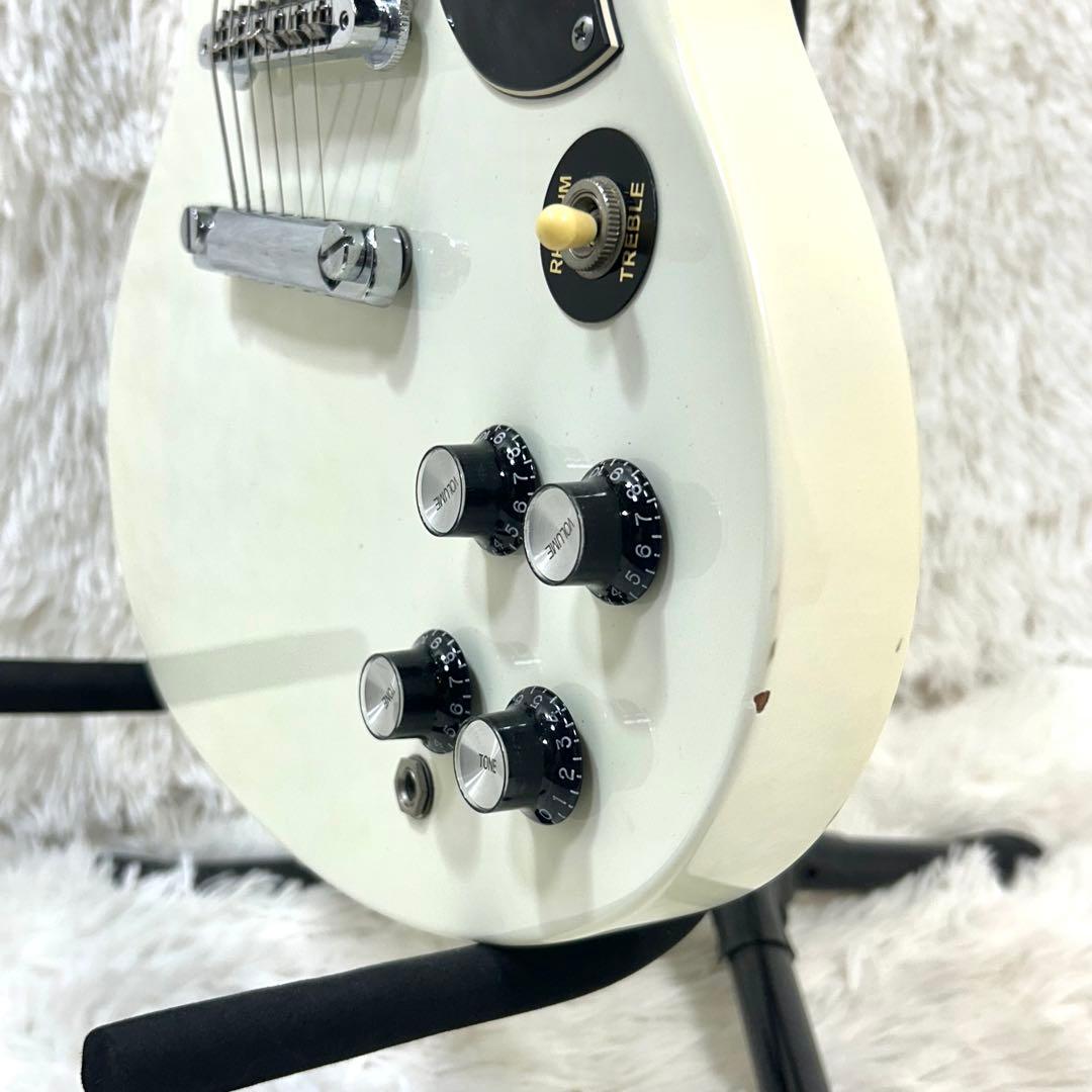 Bacchus BSG-480 オールマホガニー SGタイプ ホワイト