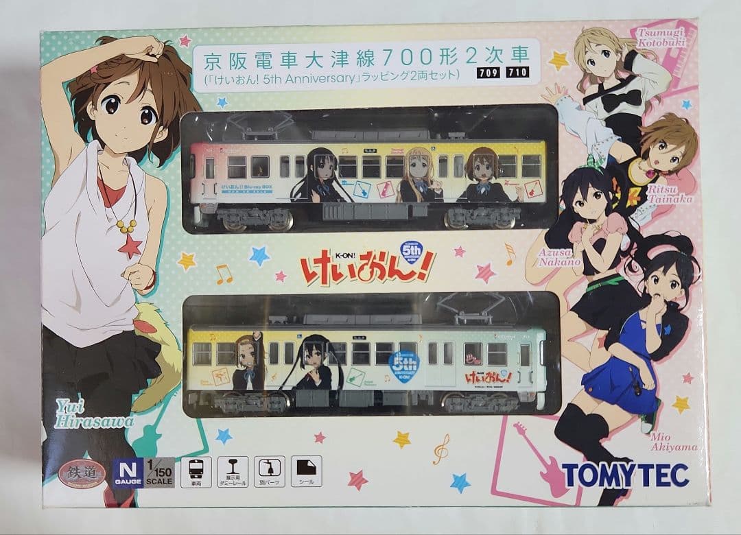 動力付きNゲージ「けいおん!5th ラッピング×2両セット」TOMYTEC