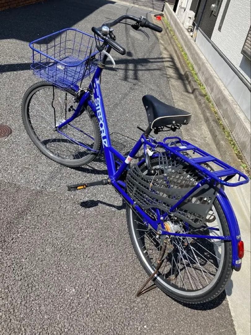 A HSTEP CRUZ自転車　三段変速　ブルー　引き取り限定