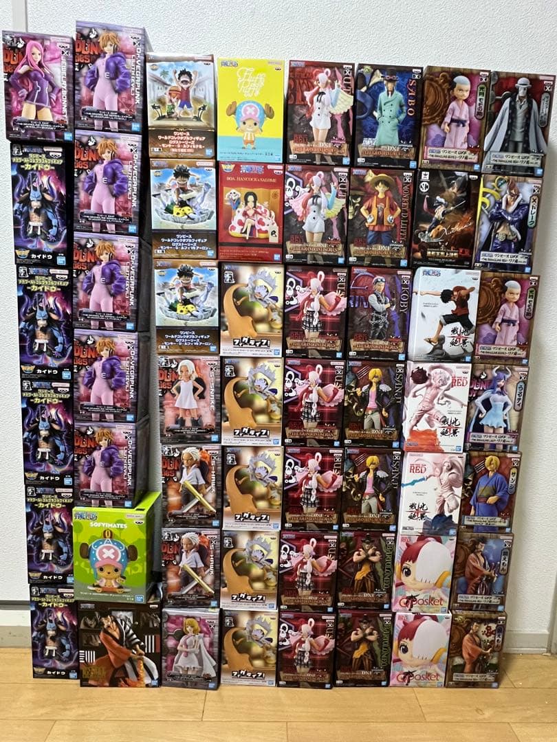 未開封 ワンピースフィギュア 55個 まとめ売り DXF ONE PIECE