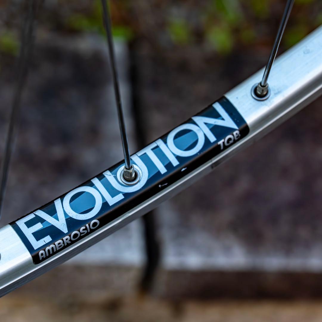 シマノ7700Duraace×アンブロッシオ evolution前後ホイール