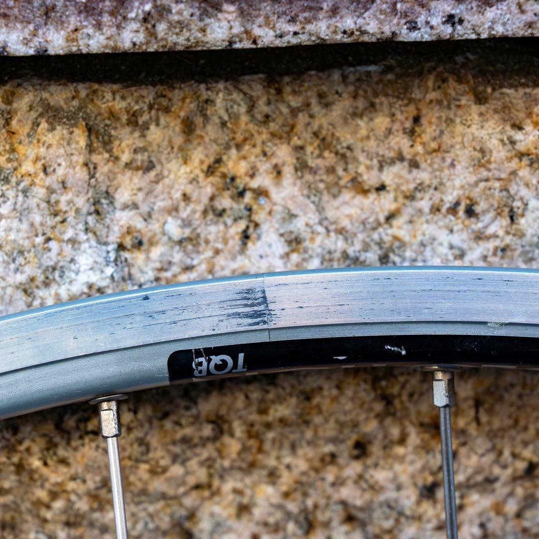 シマノ7700Duraace×アンブロッシオ evolution前後ホイール