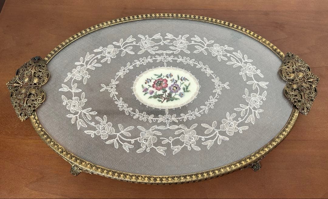 値下げしました！【匿名配送】ドレッシングトレイ　イギリス　アンティーク