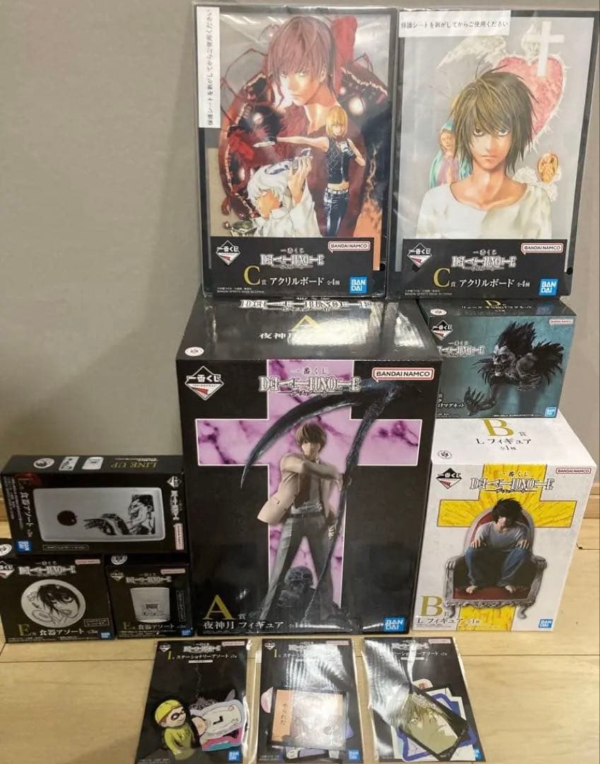 DEATH NOTE 一番くじデスノート A賞B賞C賞D賞E賞I賞セット