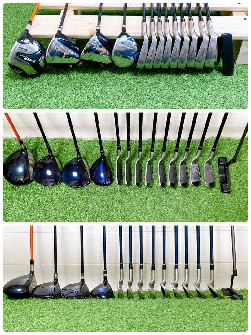 M2【バッグ美品】ミズノ　初心者オススメ　ゴルフクラブセット　メンズ　14本