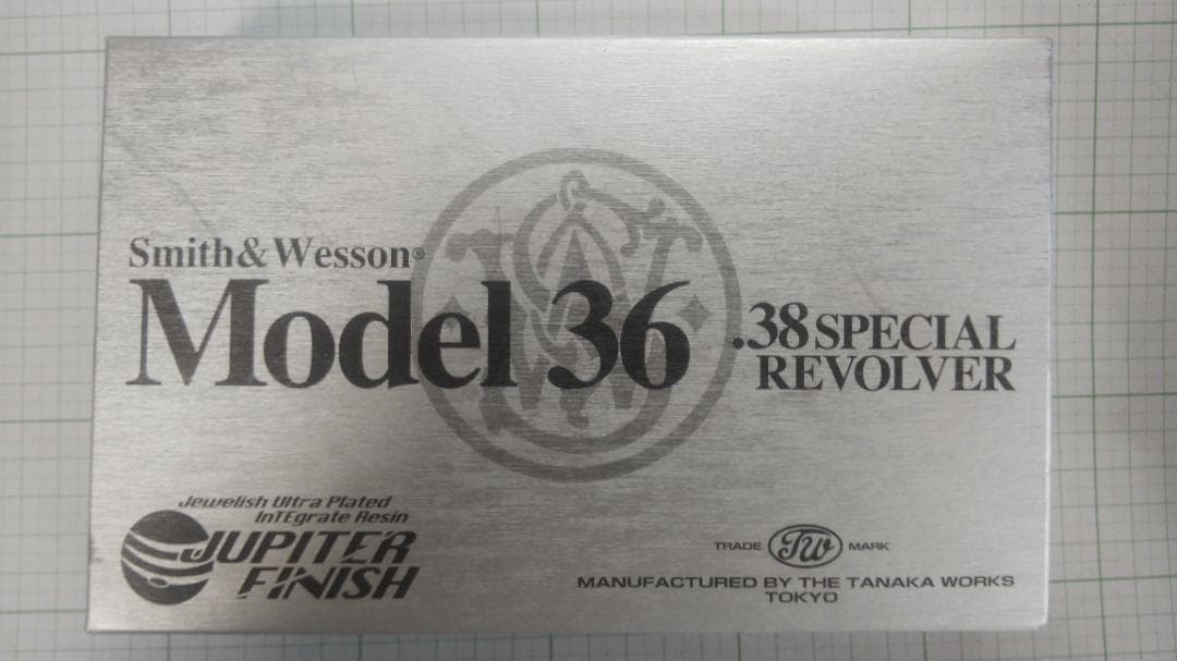 タナカ　S&W M37エアーウェイト　ジュピターフィニッシュ（訳アリ品）