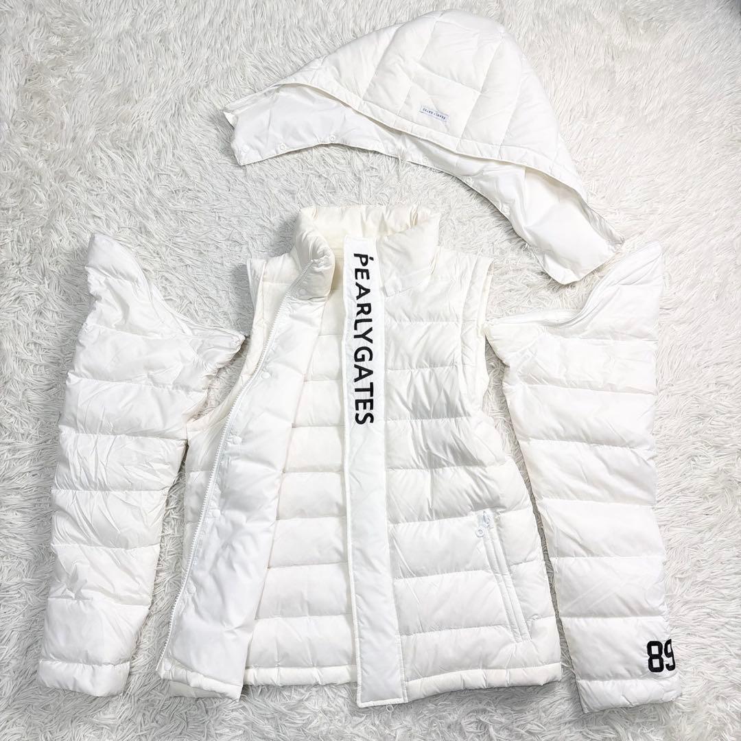 ⭐️近年モデル⭐️パーリーゲイツ ダウンジャケット ゴルフウェア ホワイト