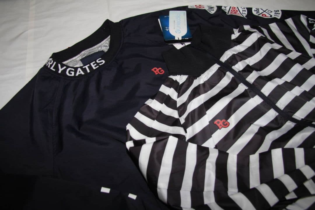 PEARLY GATES ネイビー ストライプジャケット