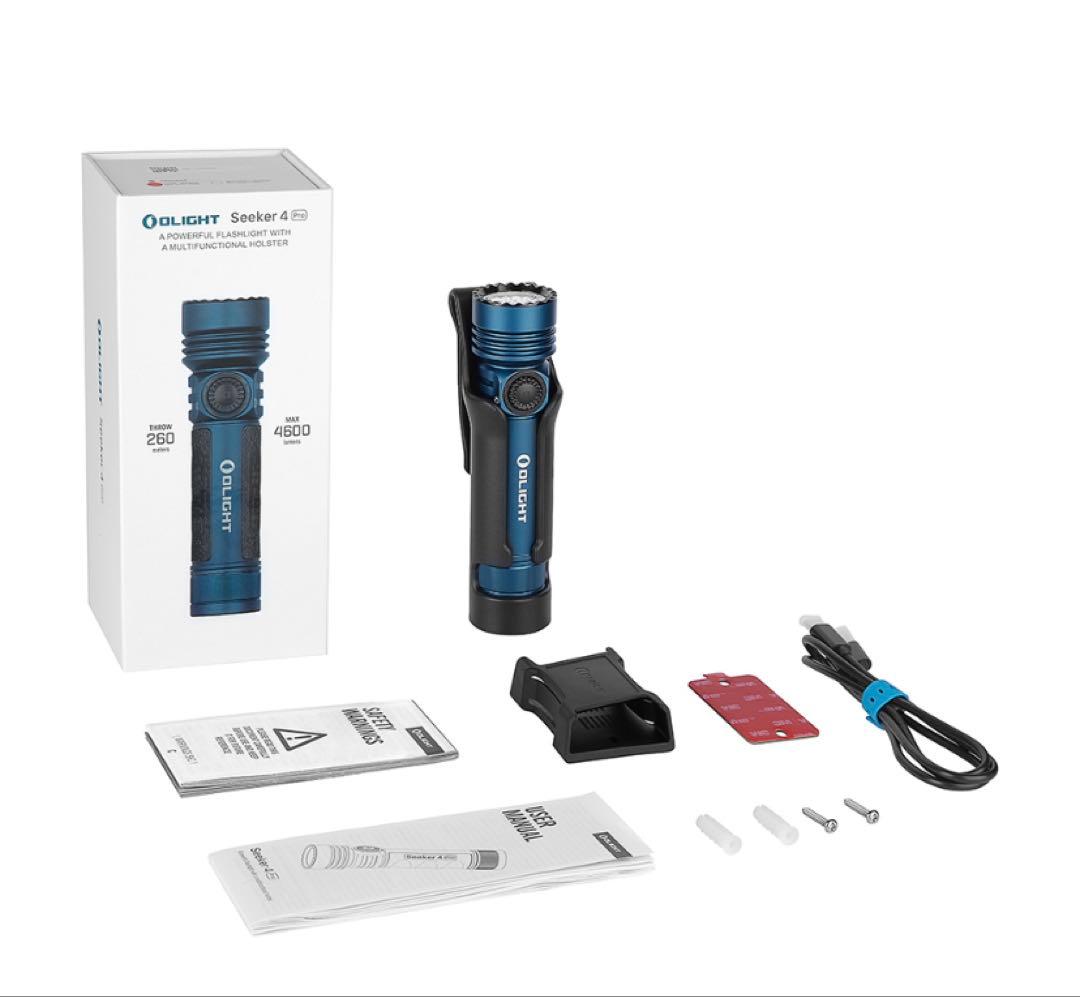 オーライト　olight Seeker4 Pro ＣＷ　ミッドナイトブルー　防災
