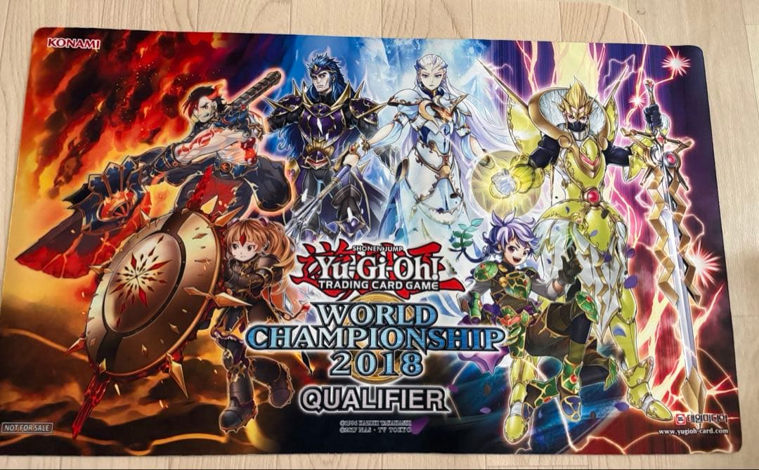 遊戯王　プレイマット　world champion 2018 韓国
