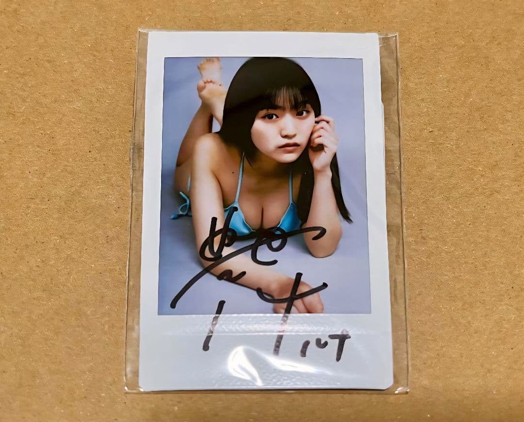 豊田ルナ 直筆サイン入りチェキ 水着 美品 即購入OK